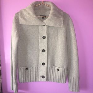 Banana Republic Grey Cardigan Sweater